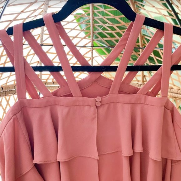 BCBGMAXAZRIA Chelsey Crisscross Dress - Picture 9 of 9